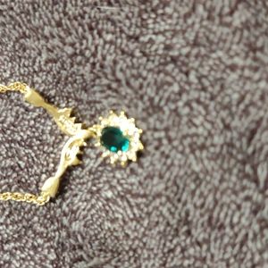 A necklace with earrings to match.